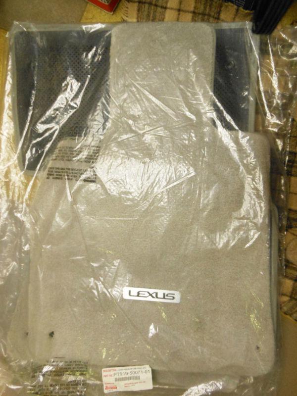 Genuine 2008  lexus ls460 premium carpet floor mats.  the mats are silver (gray)