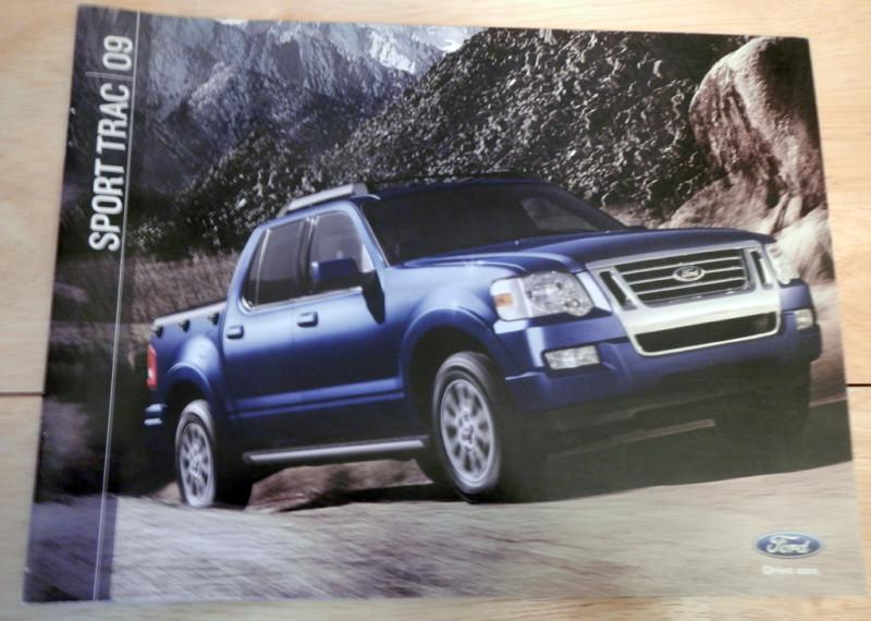 Brand new 2009 ford sport trac literature brochure catalog