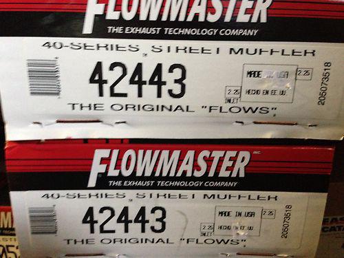 Flowmaster 40 series 42443 mustang