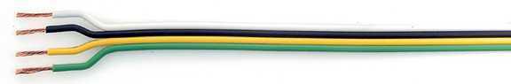 Belden bel 735502 - wire - primary, white, brown, yellow, green