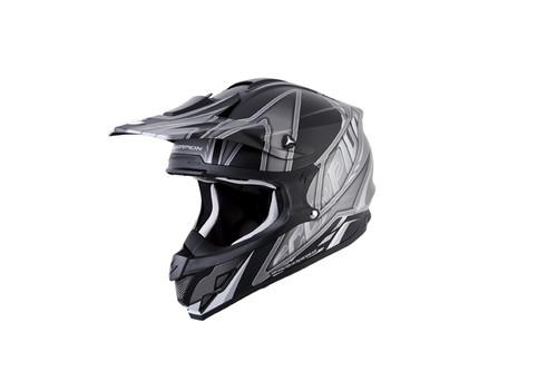 Scorpion vx-34 sprint mx/offroad helmet silver