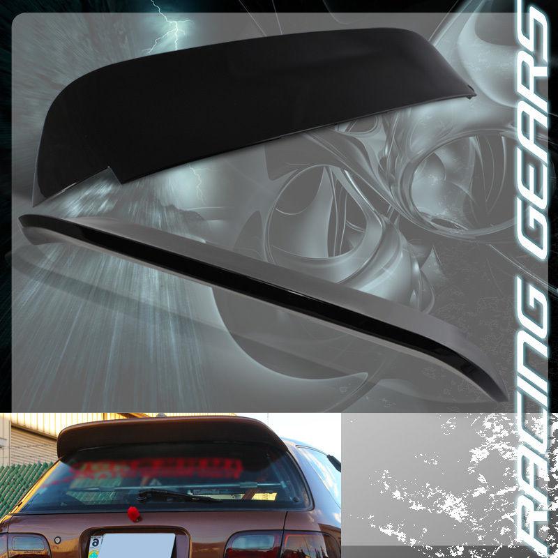 1992-1995 honda civic hatchback jdm spoon fiberglass rear trunk roof spoiler lip