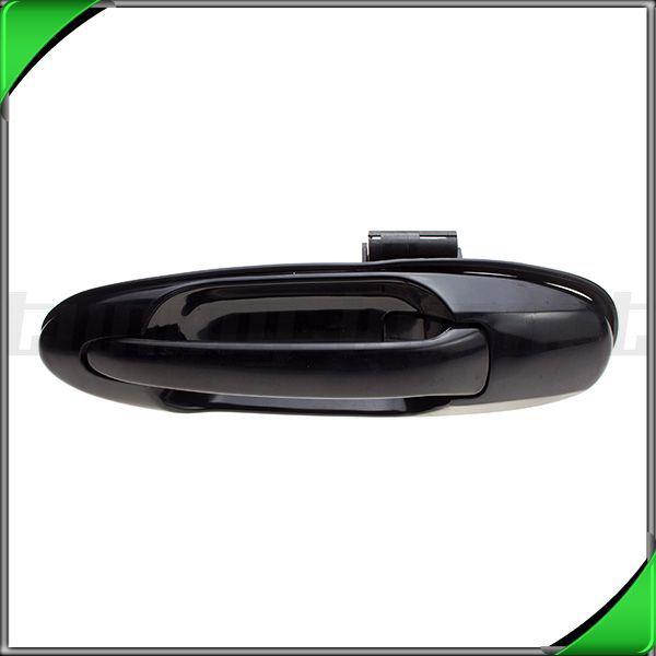 Left rear door outside handle to1520123 black smooth 2001-2007 toyota sequoia lh