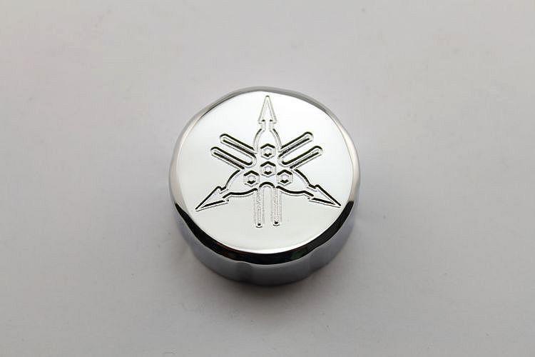 Chrome brake fluid reservoir cap for yamaha yzf r1 00-03 yzf r6 01-02 06-08