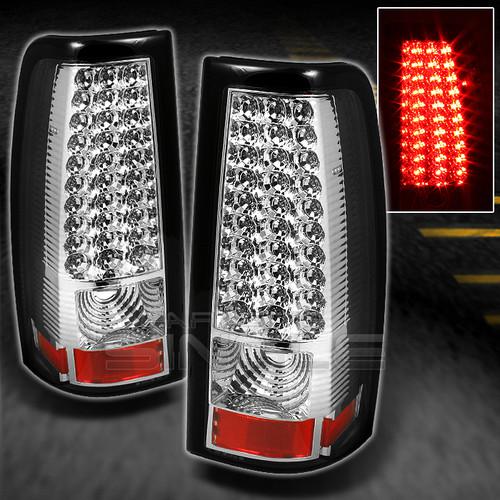 03-06 silverado 04-06 gmc sierra pickup truck led tail lights lamps left+right