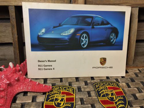 1999 porsche 996 911 carrera owners manual coupe convertible c2 c4 (buy oem)