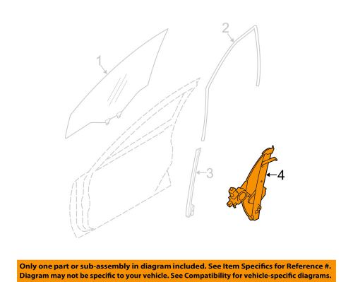 Subaru oem 12-14 impreza front door-window regulator 61041fg031