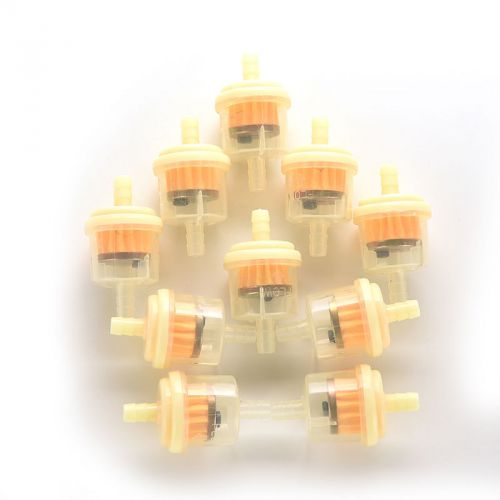 10 x atv quad petrol gas inline fuel filter dirt pit quad minimoto motorcycle mo