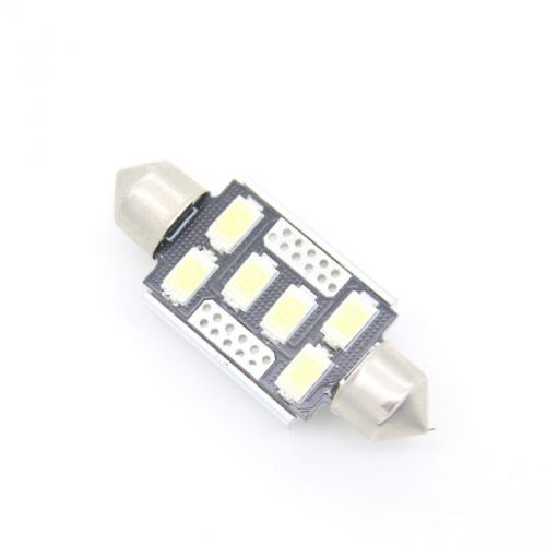 White 39mm 5730 smd 6led c5w canbus error free source festoon dome interior lamp