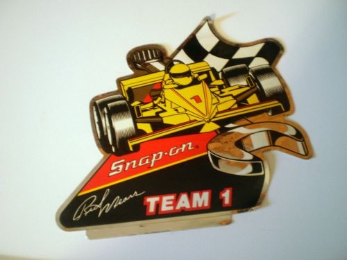 Unused vintage snap-on tools rick mears indy tool box sticker racing decal