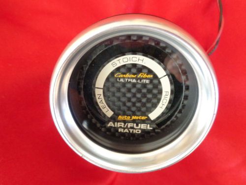 Autometer carbon fiber air/fuel ratio gauge