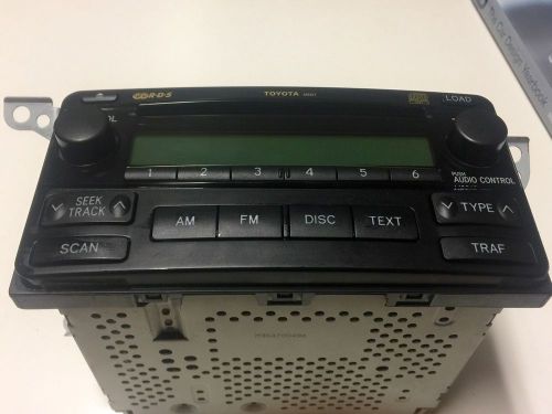 Radio receiver with cd 2007 toyota matrix 8612002410