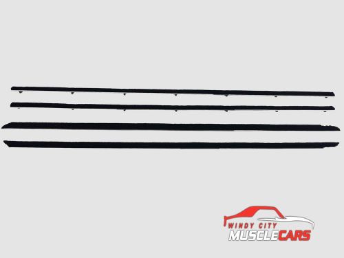 1964-66 ford mustang inner &amp; outer belt weatherstrip kit no reserve!