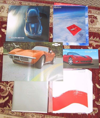 Original  chevrolet corvette sales brochure lot  chevy vette