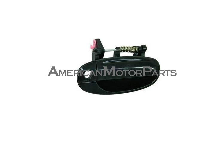 Right replacement outside front smooth black door handle chevy pontiac 96409549