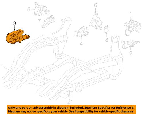 Chevrolet gm oem 11-15 cruze-transmission mount 13268880