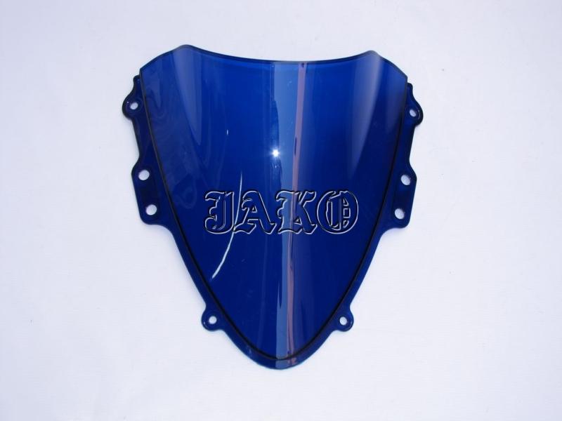 Windshield blue screen racing windscreen for suzuki gsx r600 r750 2004-2005