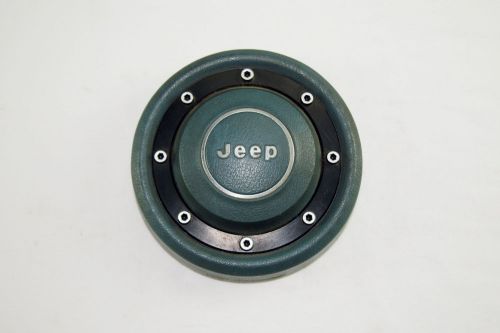 1992 1993 1994 1995 1996  jeep cherokee steering wheel horn button cap blue