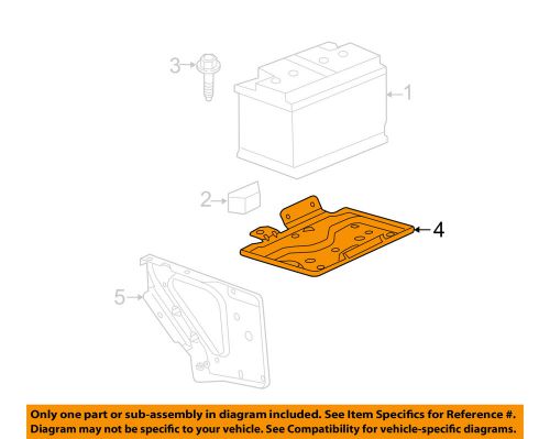 Gm oem-battery tray 22989633