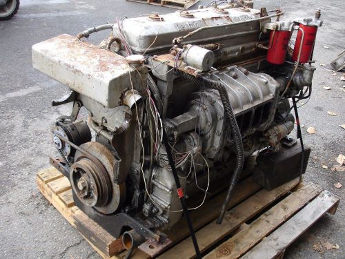 6-71n ra detroit diesel marine engine, w/twin disc drive/spider gear