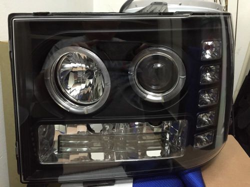 2007-2013 gmc sierra sonar sk3302-gsrao7 headlights halo