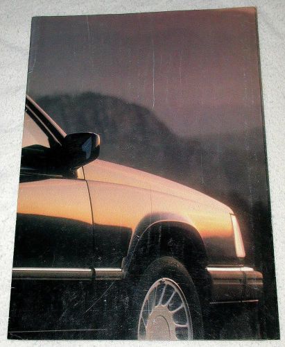 Vtg 1991 volvo sales brochure 960 sedan x-long photograph &amp; crash dummies safety