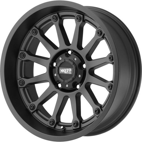 16x8 black moto metal mo971 5x4.5 +0 wheels open country h/t lt265/75r16 tires