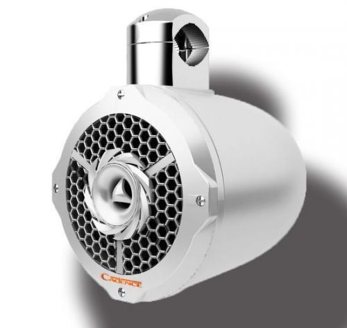 Cadence swb8w 125w rms 8&#034; 2-way high fidelity marine waketower speaker (white)