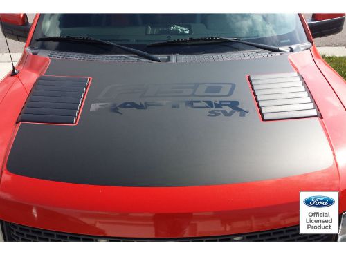 10-14 ford raptor hood graphics simalar to stock decals vinyl sticker f-150 svt