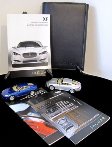 2012 jaguar xf with navigation owners manual set #o34