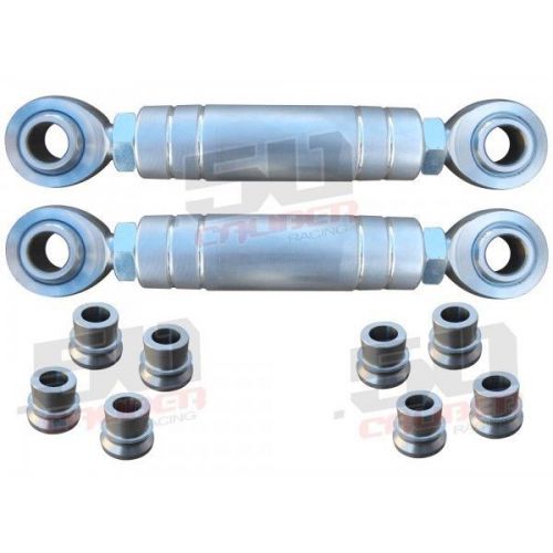 Solid cnc billet aluminum heavy duty sway bar links 1.25&#034; diameter extreme duty