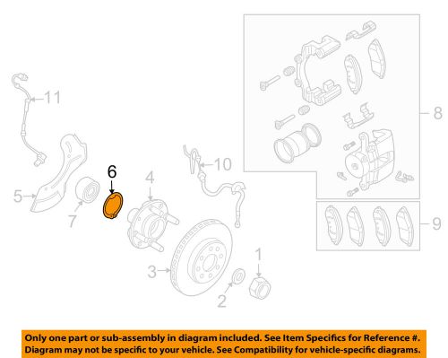 Gm oem brake-front-retainer ring 94535121