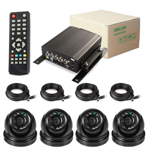 720p 4 channel car dvr kit and h.264 car video recorder dvr camera + ahd camera
