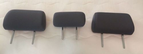 2005-2010 toyota tacoma rear headrest set (includes all 3)