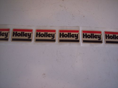 Holley 750 carburetor float bowl decals