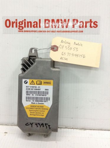 Bmw f01 f02 740i 750i air bag airbag module acsm srs 9199756