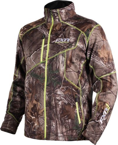 Fxr elevation 2016 mens zip-up sweater realtree xtra/hi-vis/camo