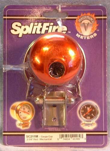 Splitfire 2-5/8 inch mechanical gauge cup red sc211m