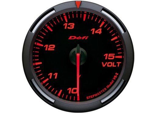 Defi df07005 red racer gauge 52mm voltage / volt meter