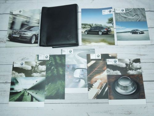 2007 bmw 3 series sedan 323i 325i 325xi 330i 330xi owners manual set