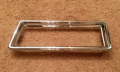 1968 cadillac fleetwood / deville fender side marker light trim (chrome) *nice*