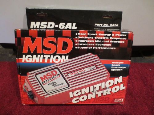 Msd ignition box 6al 6420 multiple spark discharge