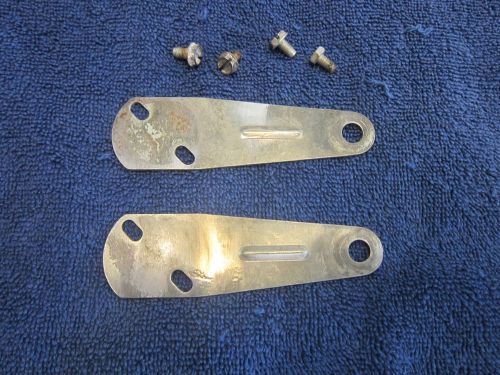 Nos cheater / pro solenoid mounting brackets &amp; bolts,  pair