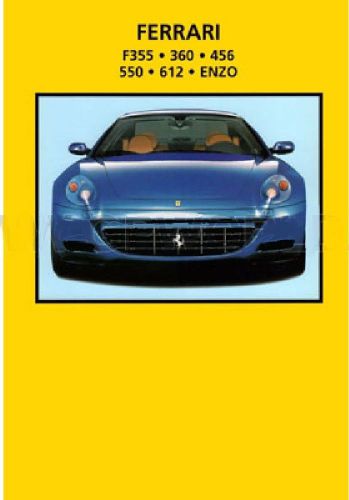 Ferrari f355 360 456 550 612 enzo book used  last one