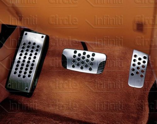 New oem infiniti fx35 fx45 sport drilled aluminum automatic pedals upgrade kit