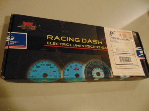 *nib electroluminescent gauges for 1995-1999 pontiac sunfire racing dash