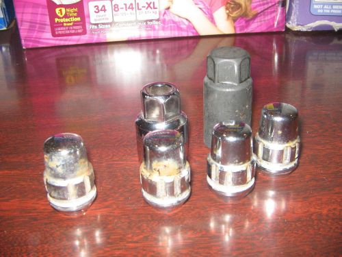 Gorilla brand locking lug nut set 3/4&#034; - 13/16&#034;