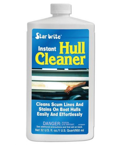 Star brite 32 oz instant boat hull cleaner cleans scum lines and stains
