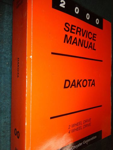 2000 dodge dakota truck shop manual / service book / original