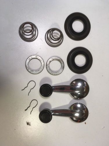 Volvo p 1800 es s rare original window crank handles set of 2 pn 688496 140 122